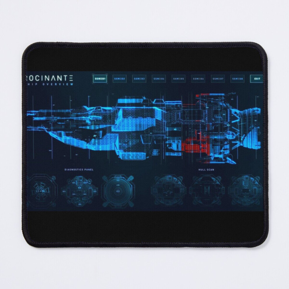 Mouse Pad Rocinante Ship Overview Tachi The Expanse 11.8 X 9.8 Inch Computer Mat Gaming Office Mousepad 7802738122305