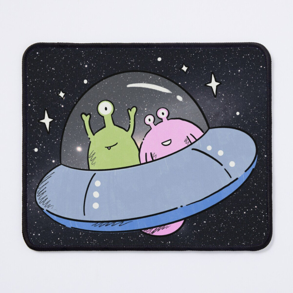 Mouse Pad Cute Alien Ship In Space 11.8 X 9.8 Inch Computer Mat Gaming Office Mousepad 7802738167092