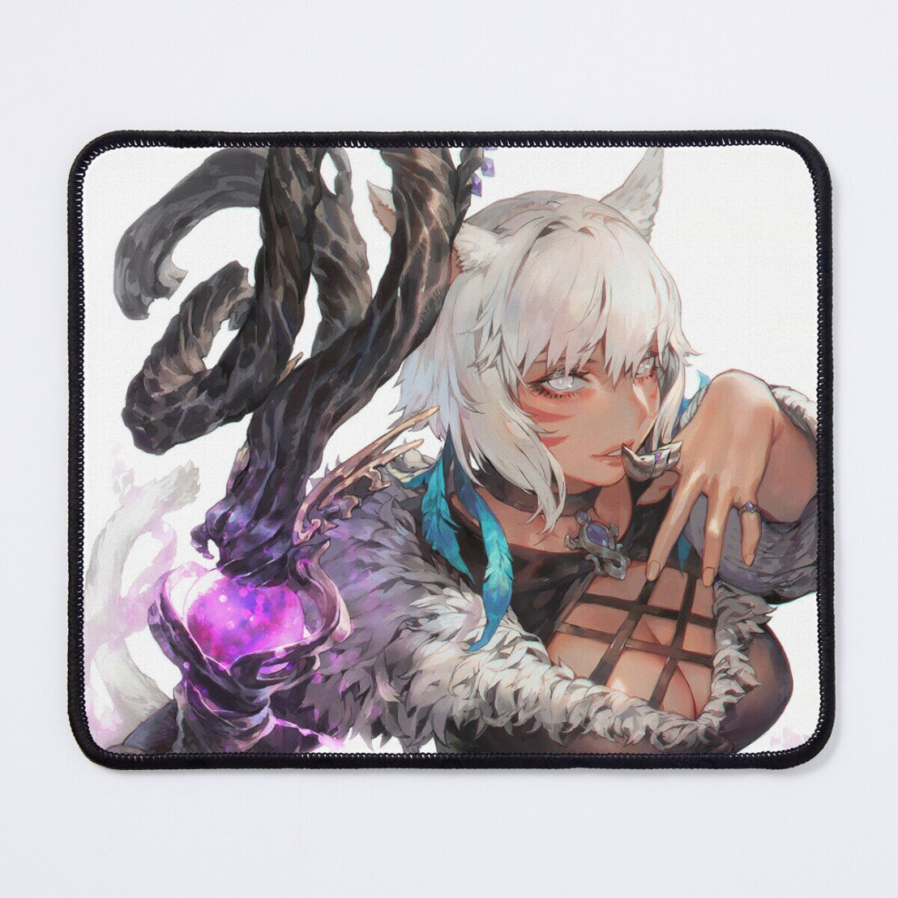 Mouse Pad Hot Y'shtola Rhul (Race Miqo'te) Final Fantasy Xiv 14 Ffxiv Sexy Lewd Busty Tits Cat 11.8 X 9.8 Inch Computer Mat Gaming Office Mousepad 7802738204070