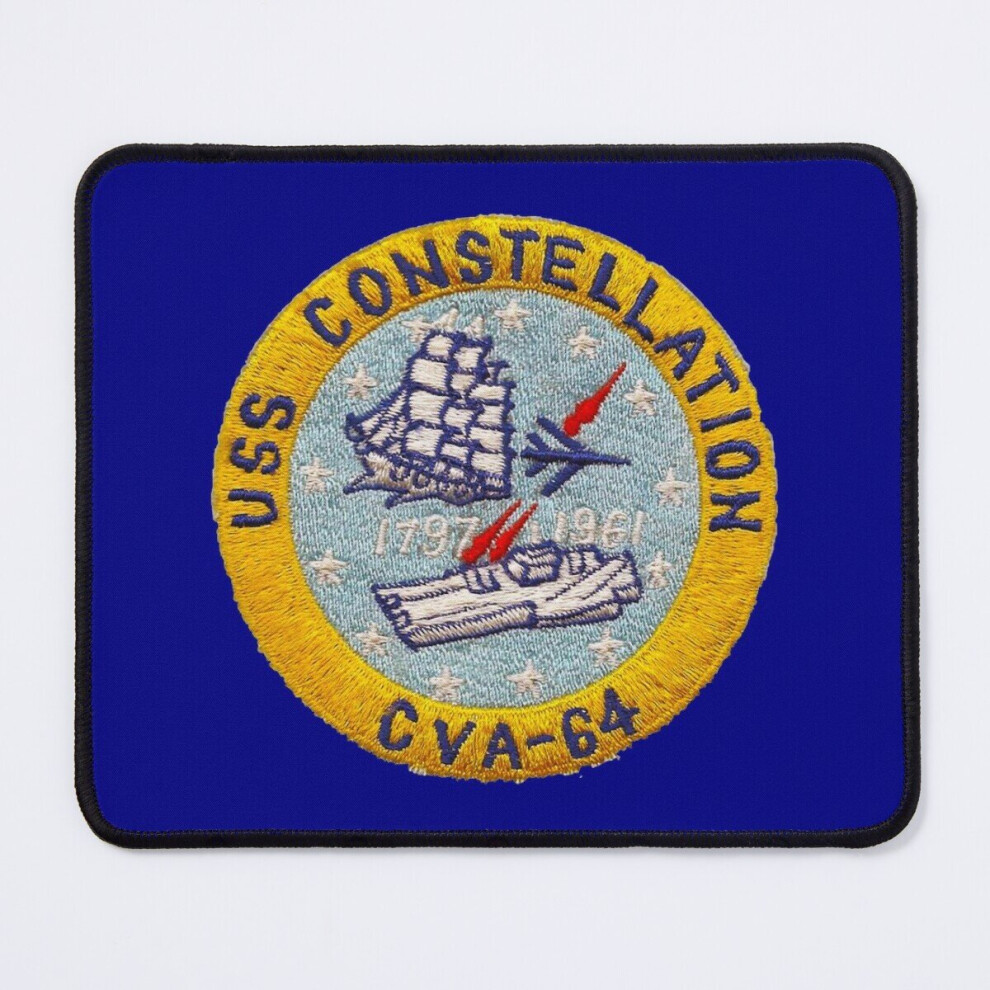 Mouse Pad Uss Constellation (Cva-64) Ship's Store 11.8 X 9.8 Inch Computer Mat Gaming Office Mousepad 7802738134759