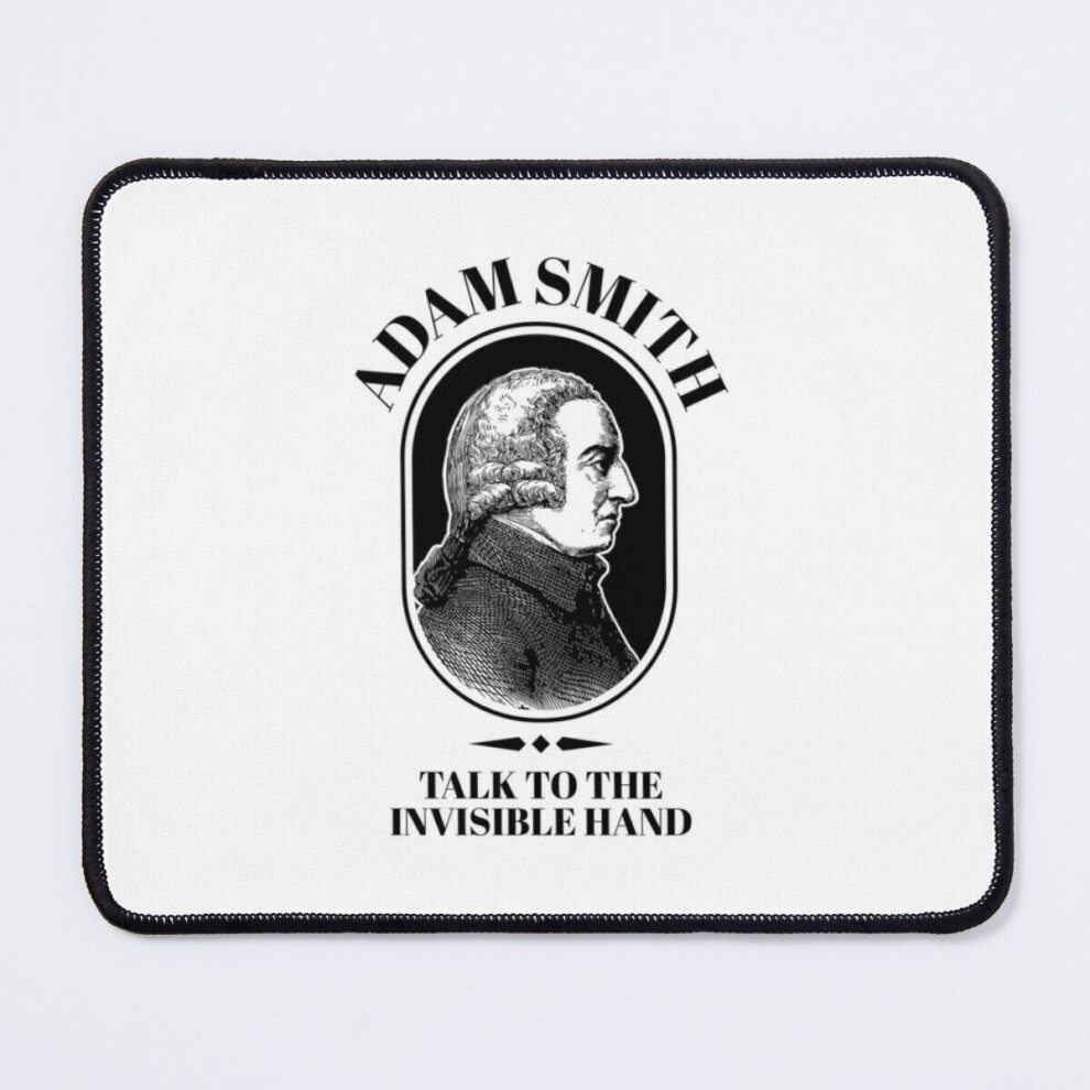 Mouse Pad Adam Smith Funny Economics Professor Invisible Hand 11.8 X 9.8 Inch Computer Mat Gaming Office Mousepad 7802738162318