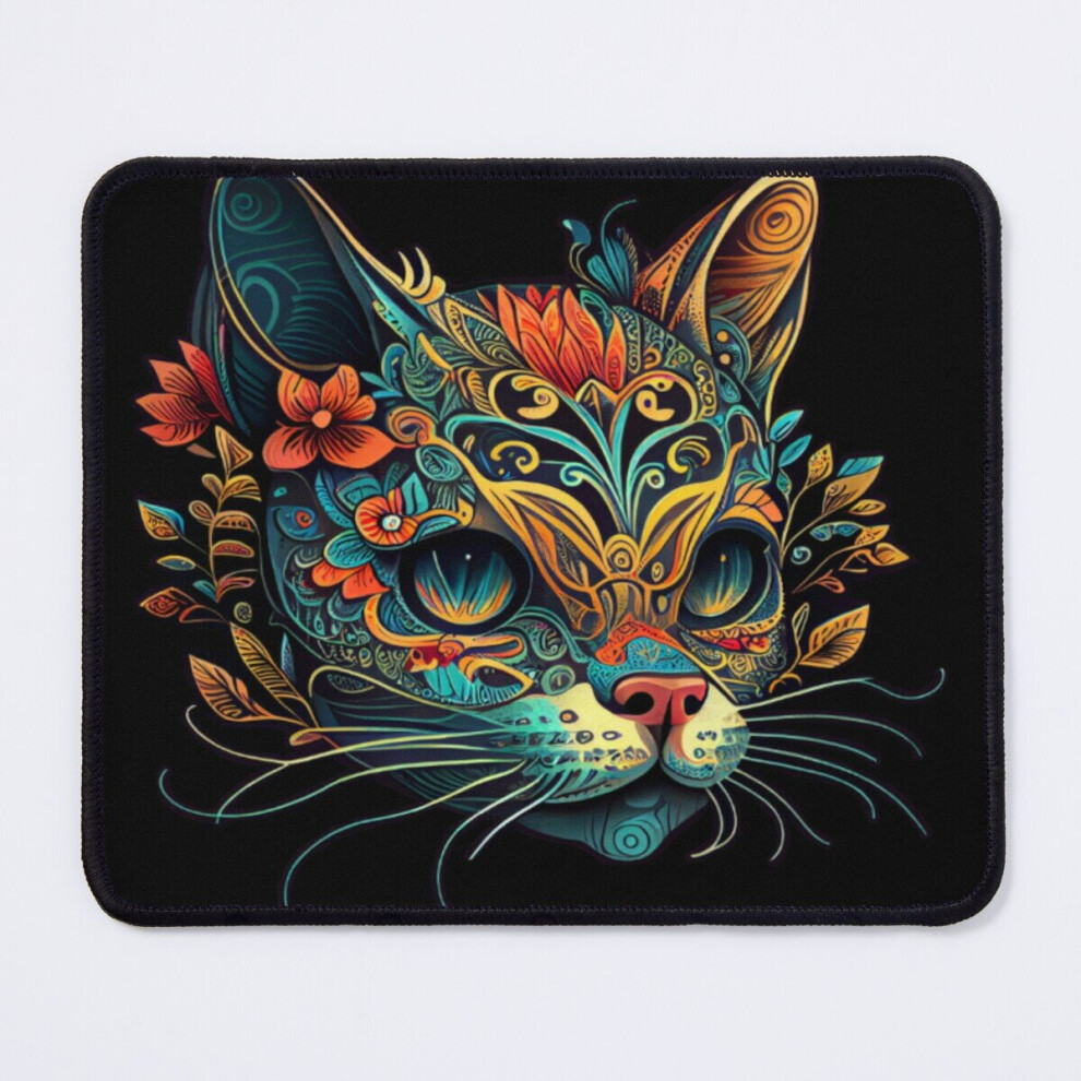 Mouse Pad Floral Candy Cat 11.8 X 9.8 Inch Computer Mat Gaming Office Mousepad 7802738164930