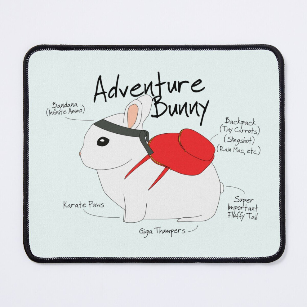 Mouse Pad Adventure Bunny 11.8 X 9.8 Inch Computer Mat Gaming Office Mousepad 7802738166613