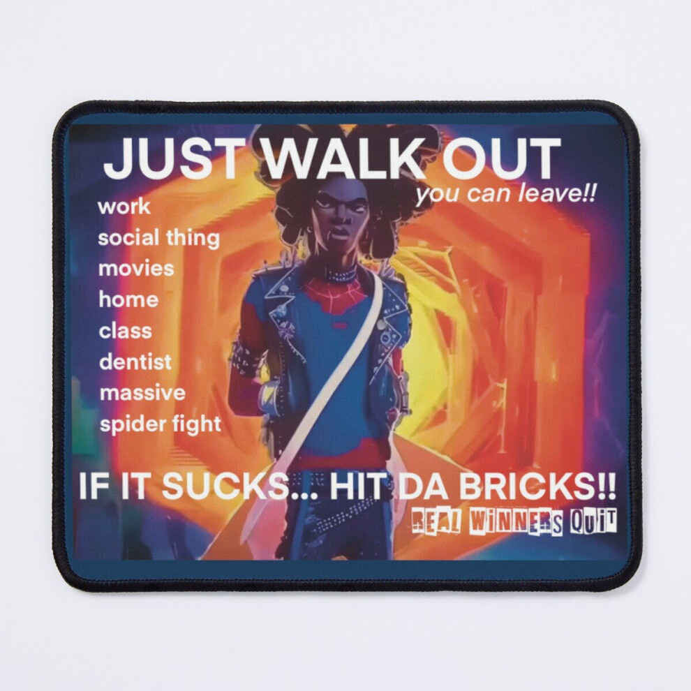 Mouse Pad Spider Punk! 11.8 X 9.8 Inch Computer Mat Gaming Office Mousepad 7802738117301