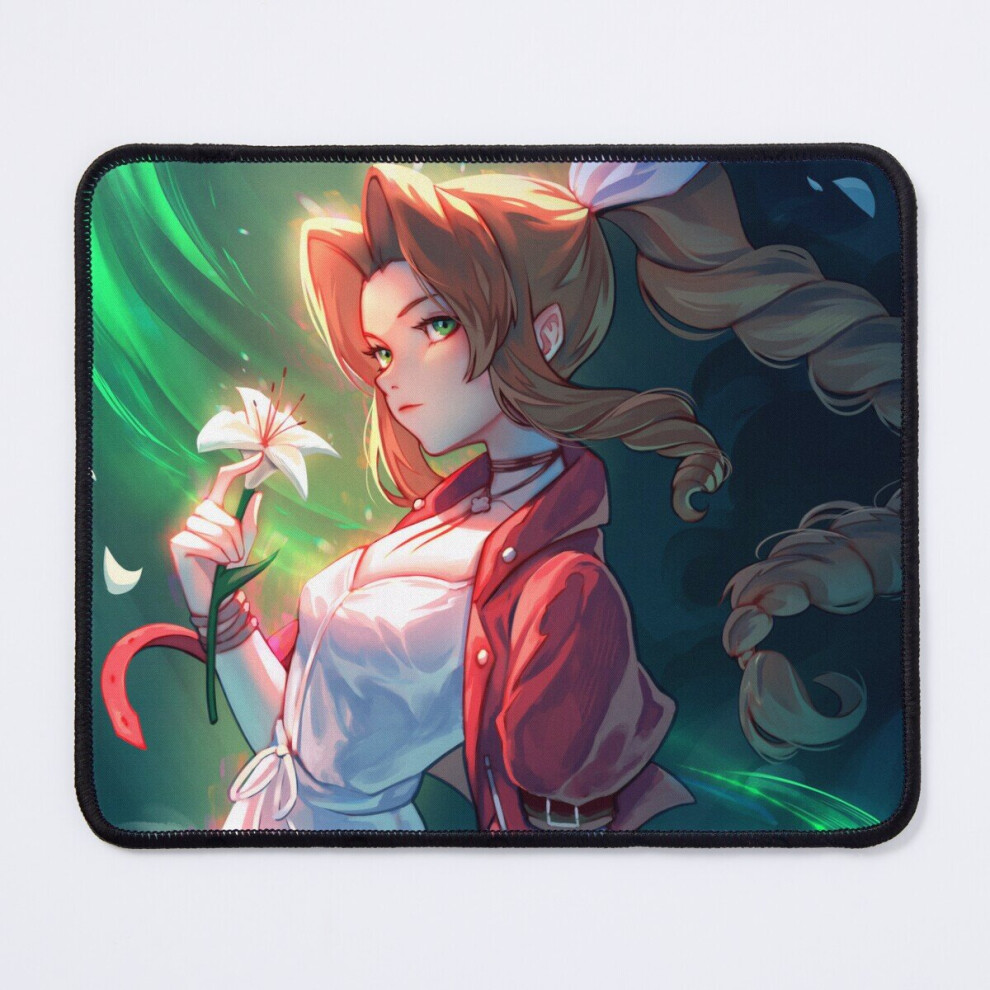 Mouse Pad Aerith (Final Fantasy Vii) 11.8 X 9.8 Inch Computer Mat Gaming Office Mousepad 7802738127317
