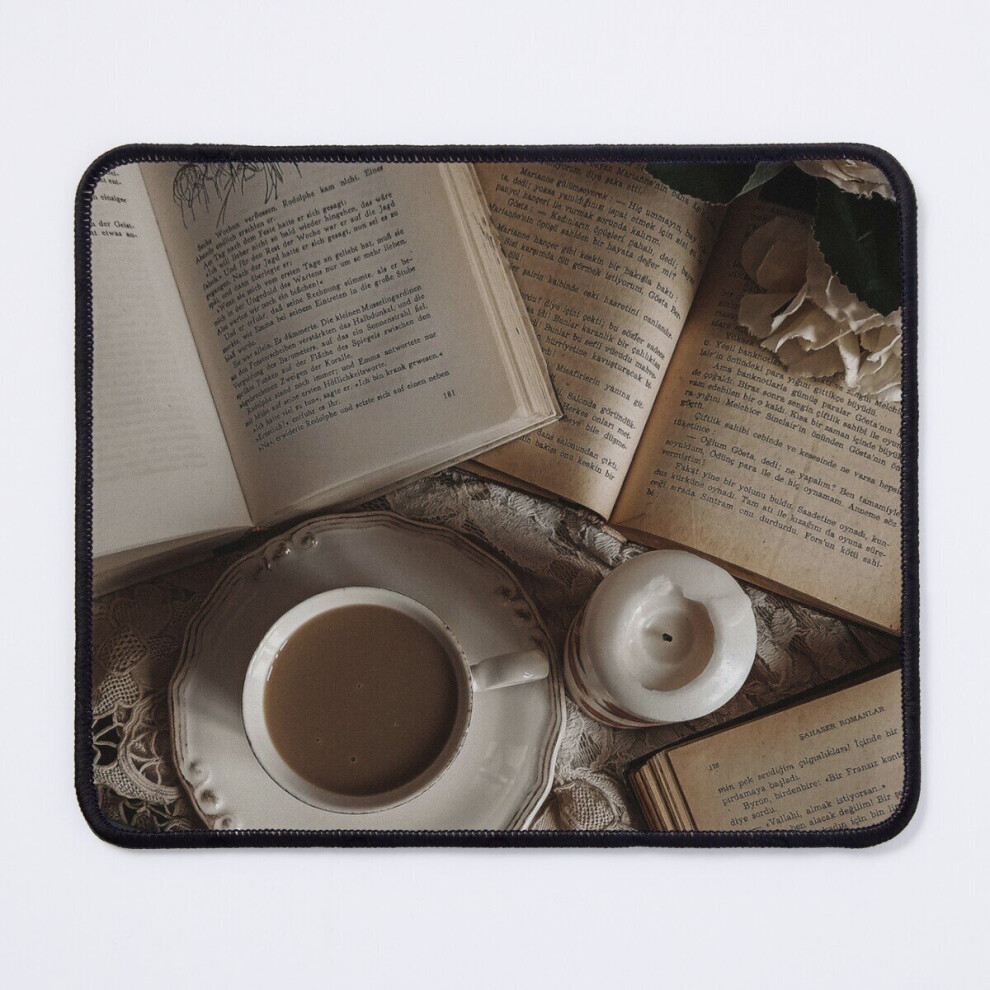 Mouse Pad Academia Aesthetic Coffee And Books 11.8 X 9.8 Inch Computer Mat Gaming Office Mousepad Dark 7802738203134