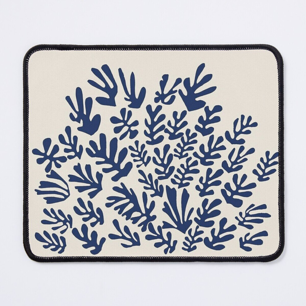 Mouse Pad Henri Matisse Sheaf - Paper Decoupes Art Stars Matisse Cutout's 11.8 X 9.8 Inch Computer Mat Gaming Office Mousepad Blue 7802738141313