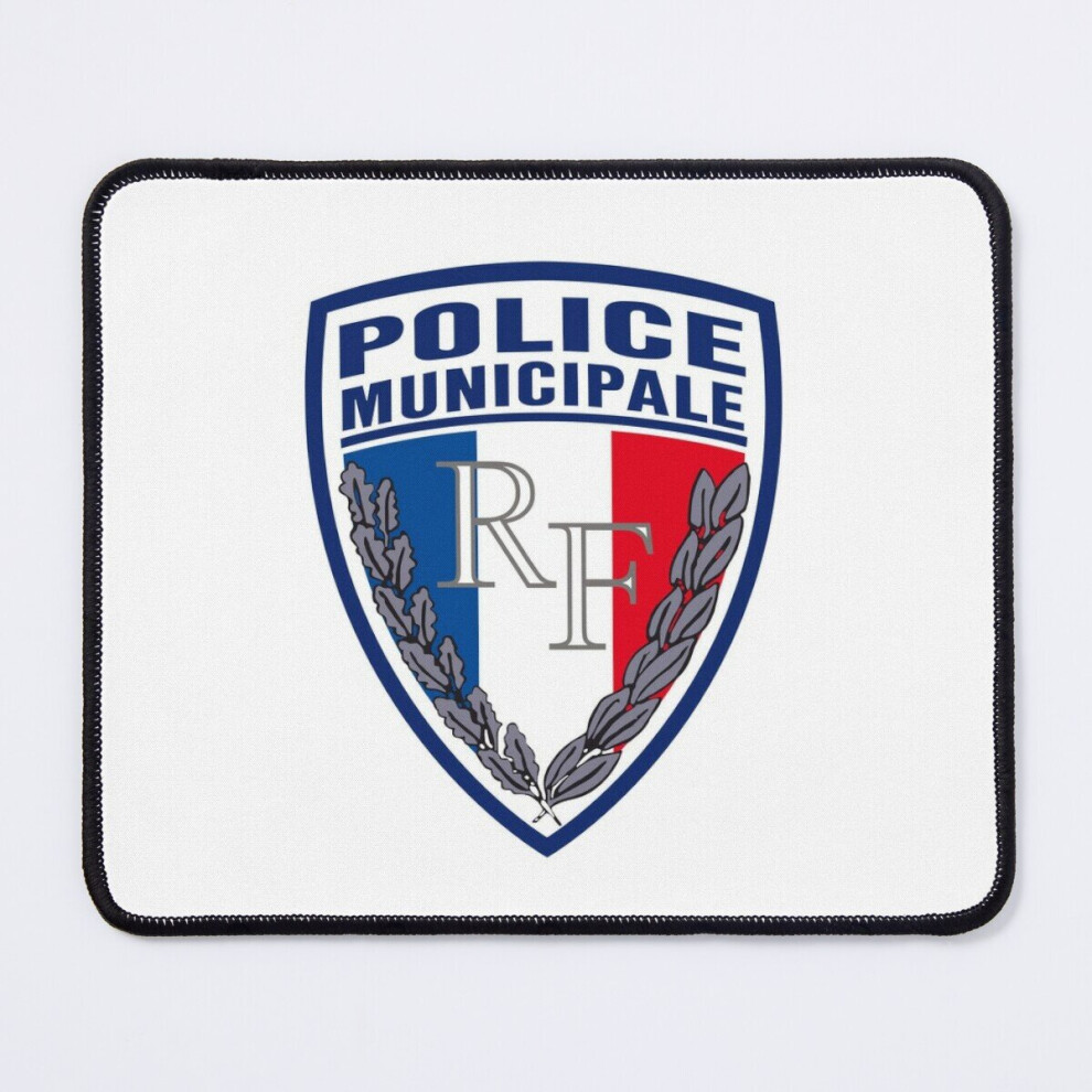 Mouse Pad French Municipal Police Insignia 11.8 X 9.8 Inch Computer Mat Gaming Office Mousepad 7802738143997