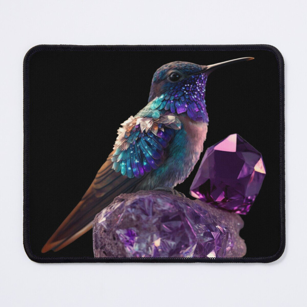 Mouse Pad Star Hummingbird And Crystals 11.8 X 9.8 Inch Computer Mat Gaming Office Mousepad Light 7802738127379