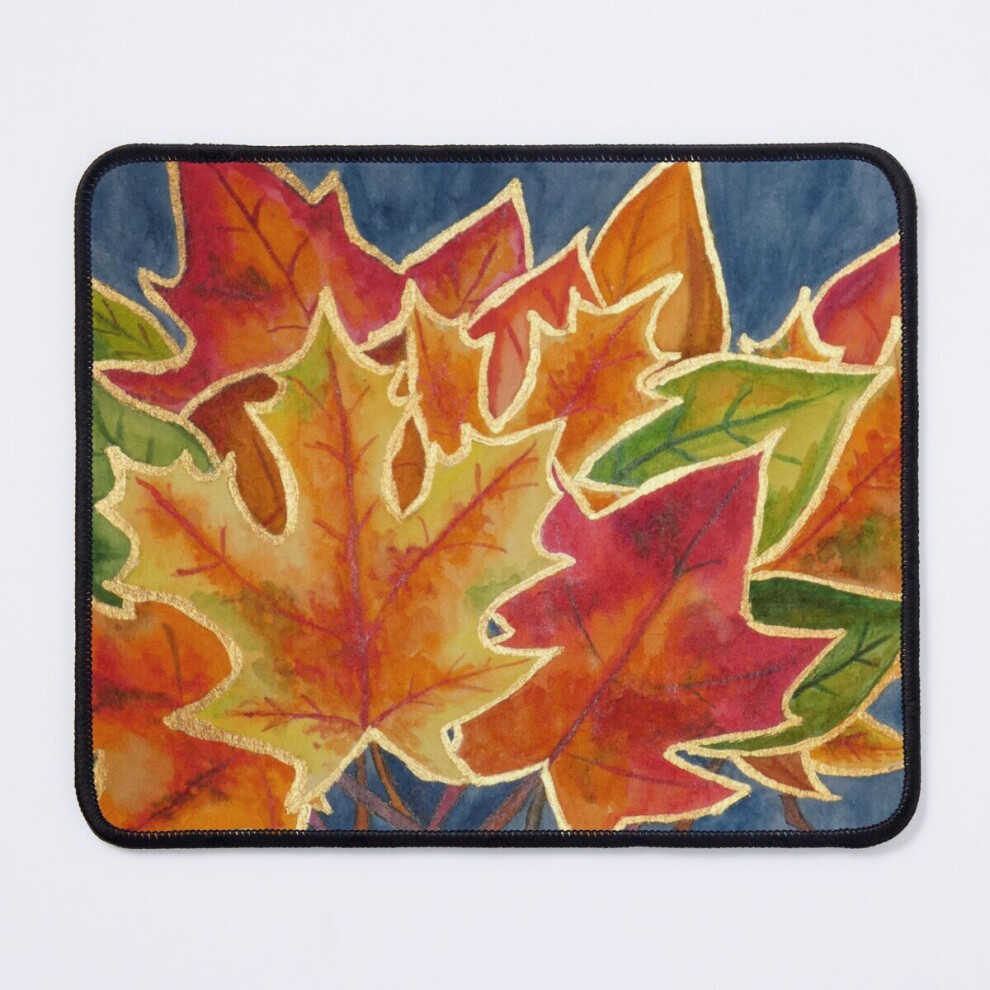Mouse Pad Autumn Leaves 11.8 X 9.8 Inch Computer Mat Gaming Office Mousepad Golden 7802738144536