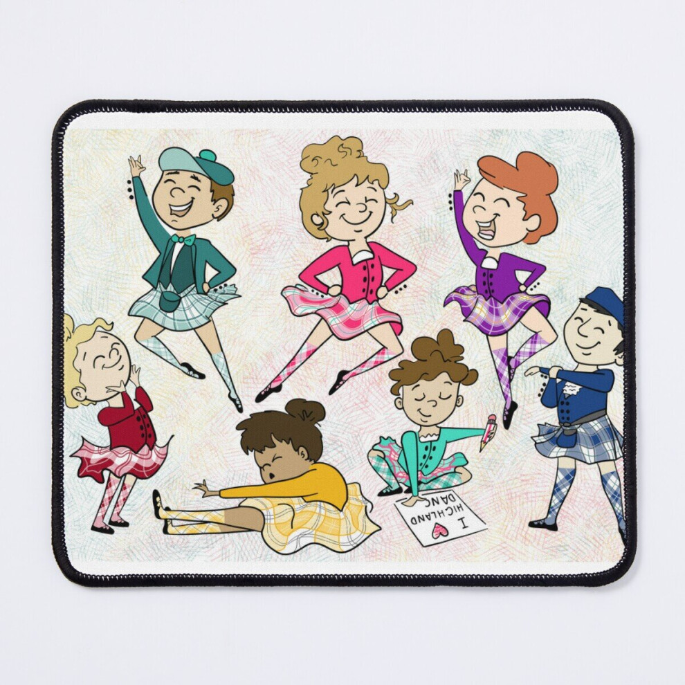 Mouse Pad Highland Dancers Having Fun 11.8 X 9.8 Inch Computer Mat Gaming Office Mousepad 7802738186871
