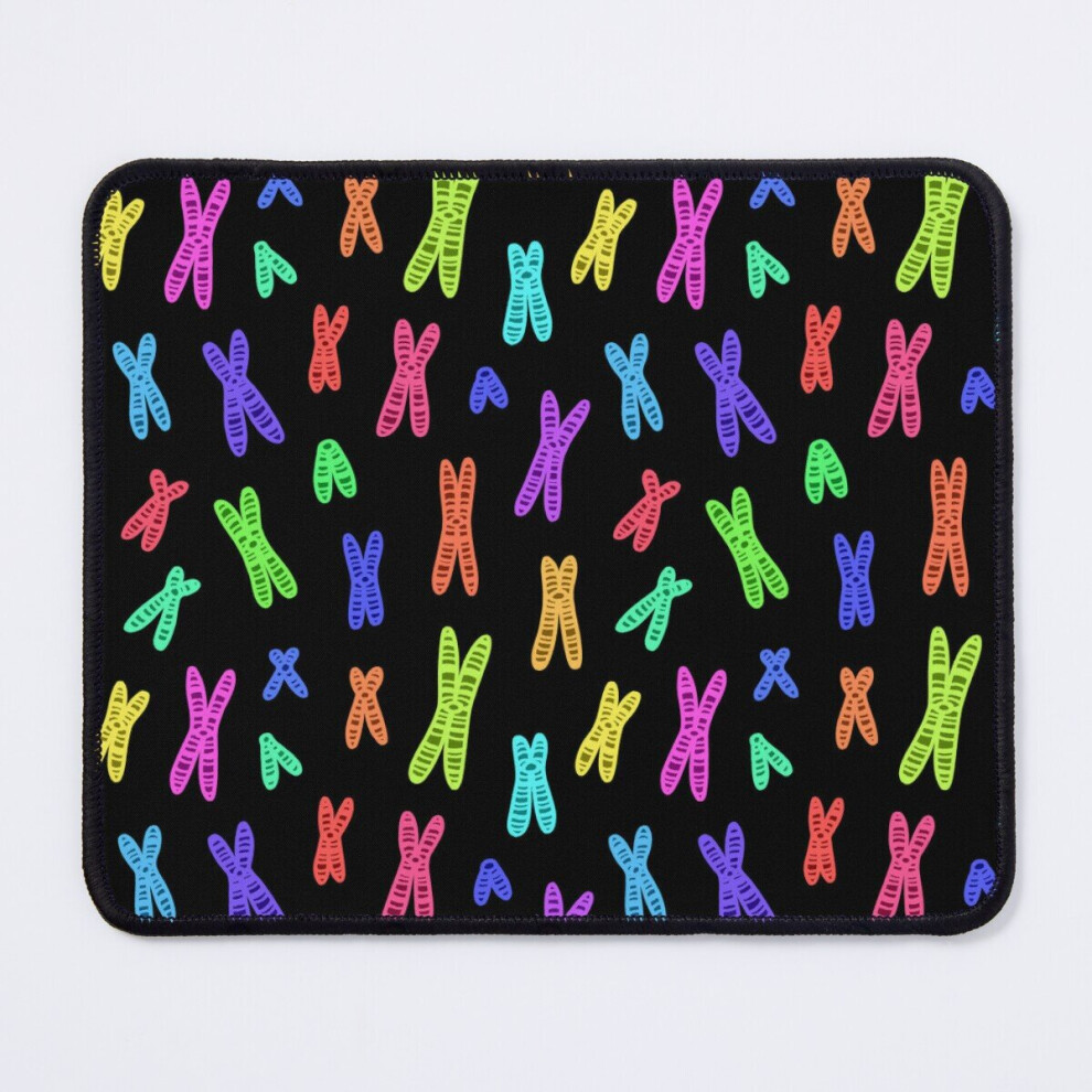 Mouse Pad Condensed Chromosomes Pattern (Neon Bowling Alley Carpet Ver.) 11.8 X 9.8 Inch Computer Mat Gaming Office Mousepad 7802738191288