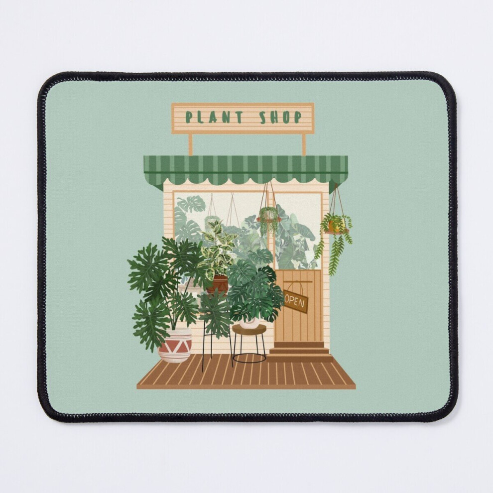 Mouse Pad Plant Shop Illustration 11.8 X 9.8 Inch Computer Mat Gaming Office Mousepad 7802738117387