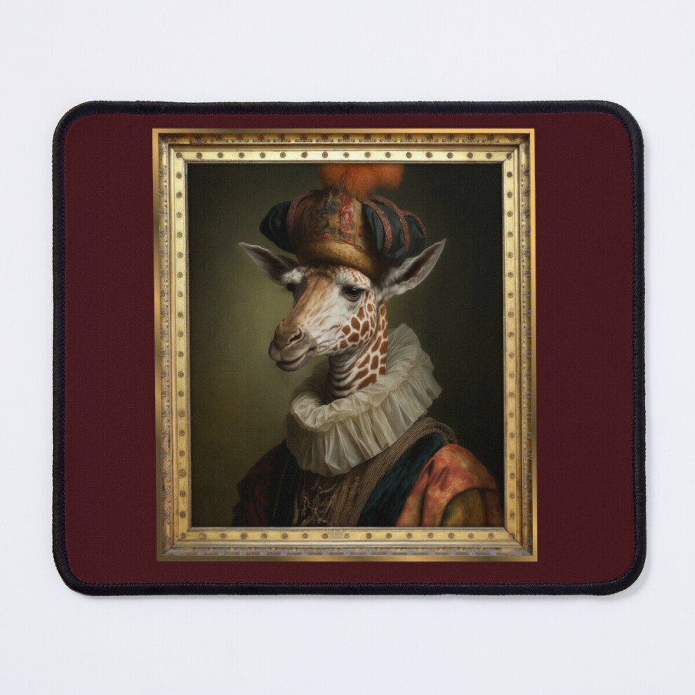 Mouse Pad Giraffe Portrait 11.8 X 9.8 Inch Computer Mat Gaming Office Mousepad 7802738176582