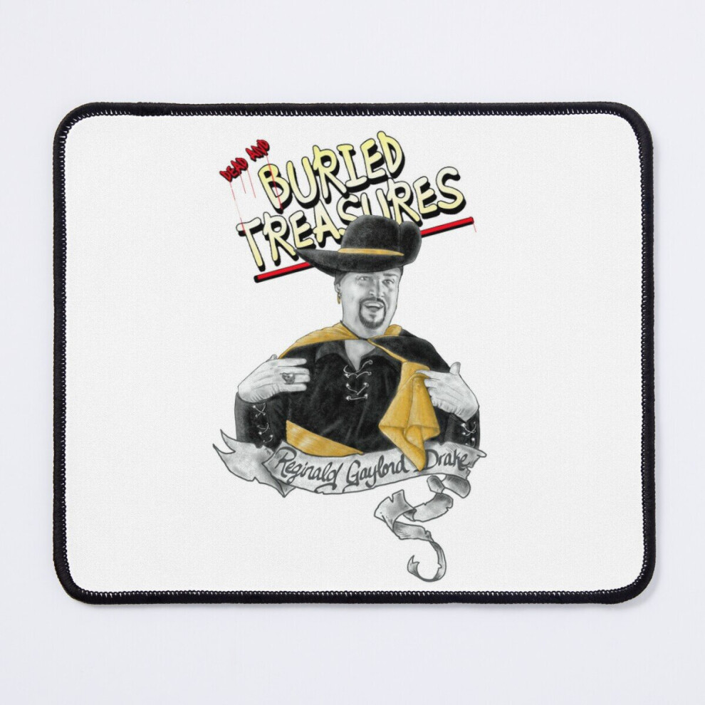 Mouse Pad Dead And Buried Treasures Reginold Gaylord Drake 11.8 X 9.8 Inch Computer Mat Gaming Office Mousepad 7802738195156