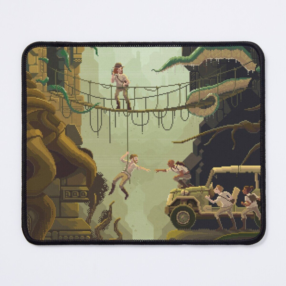 Mouse Pad Scene #29: 'The Stolen Idol' 11.8 X 9.8 Inch Computer Mat Gaming Office Mousepad 7802738114836