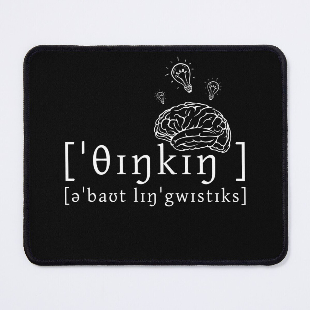 Mouse Pad Thinking About Linguistics (In Ipa) 11.8 X 9.8 Inch Computer Mat Gaming Office Mousepad 7802738162424