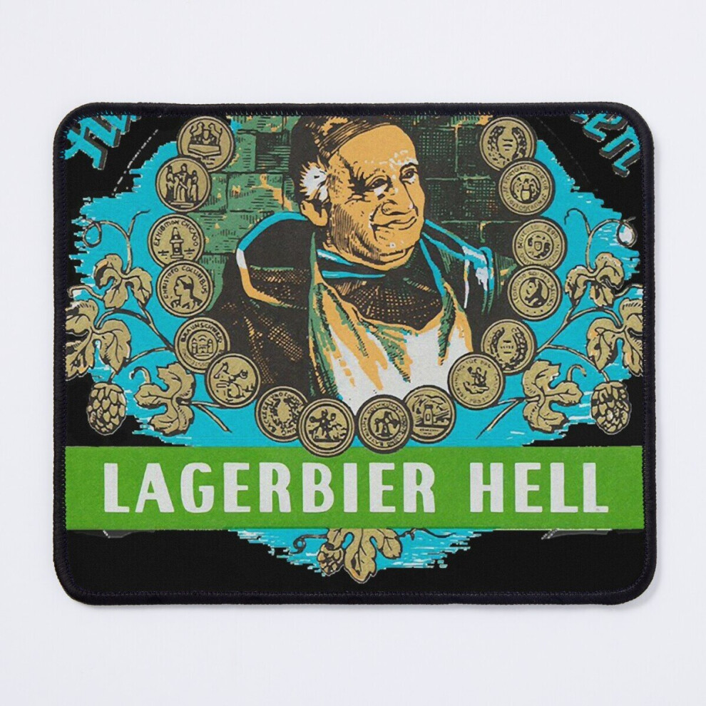 Mouse Pad Augustiner Munich Beer...Lagerbier Hell 11.8 X 9.8 Inch Computer Mat Gaming Office Mousepad 7802738186611