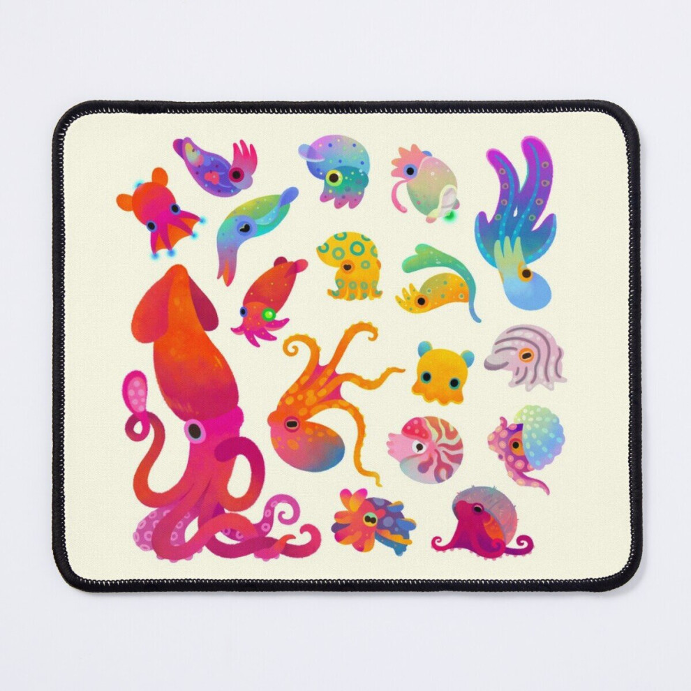 Mouse Pad Cephalopod - Pastel 11.8 X 9.8 Inch Computer Mat Gaming Office Mousepad 7802738137408