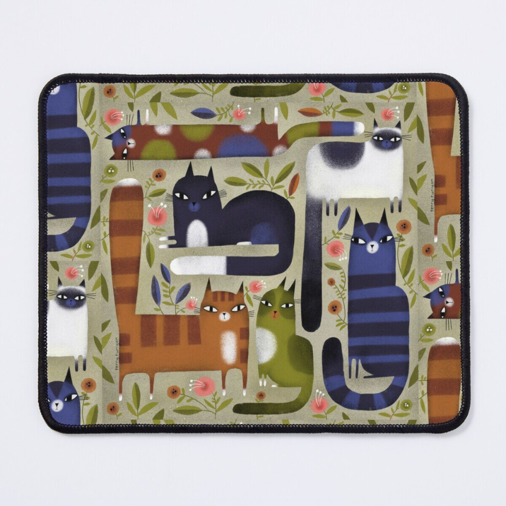Mouse Pad Field Of Cats 11.8 X 9.8 Inch Computer Mat Gaming Office Mousepad 7802738145809
