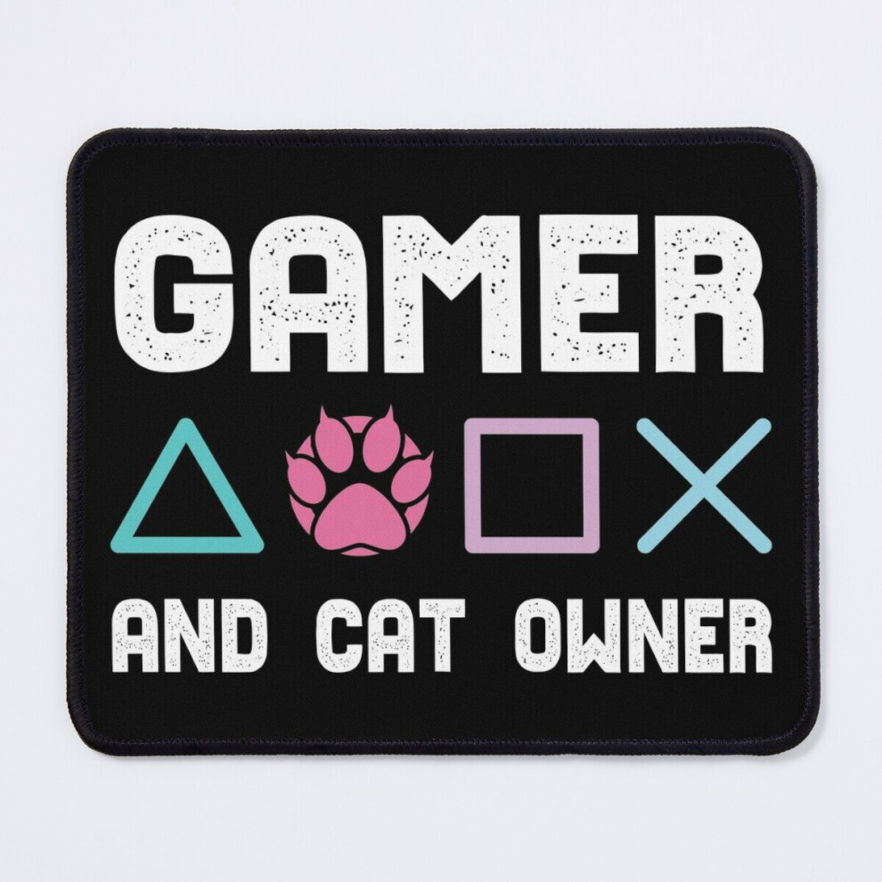 Mouse Pad Gamer And Cat Owner 11.8 X 9.8 Inch Computer Mat Gaming Office Mousepad 7802738204698