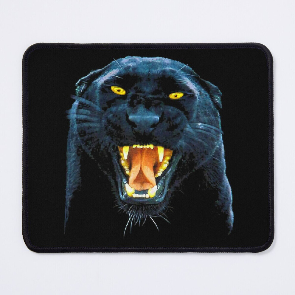Mouse Pad Bella Panther 11.8 X 9.8 Inch Computer Mat Gaming Office Mousepad Black 7802738186864