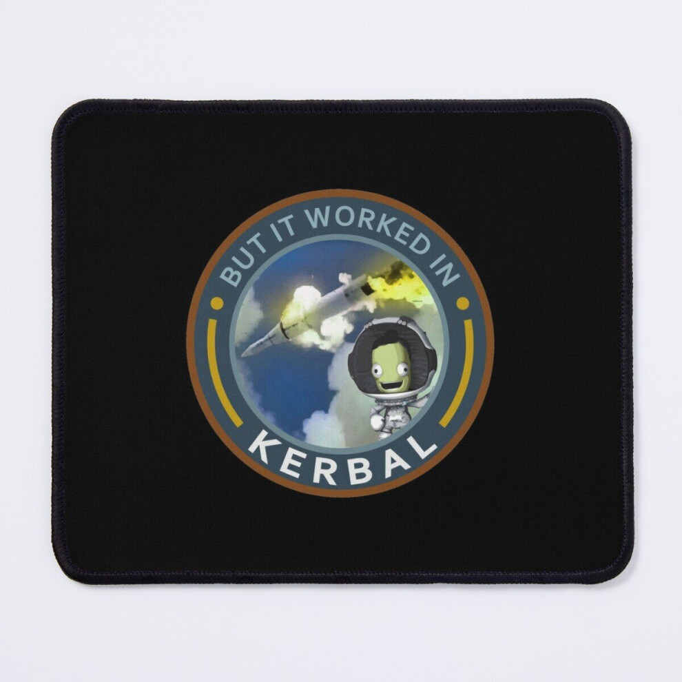 Mouse Pad Kerbal: But It Worked Kerbal 11.8 X 9.8 Inch Computer Mat Gaming Office Mousepad 7802738142464