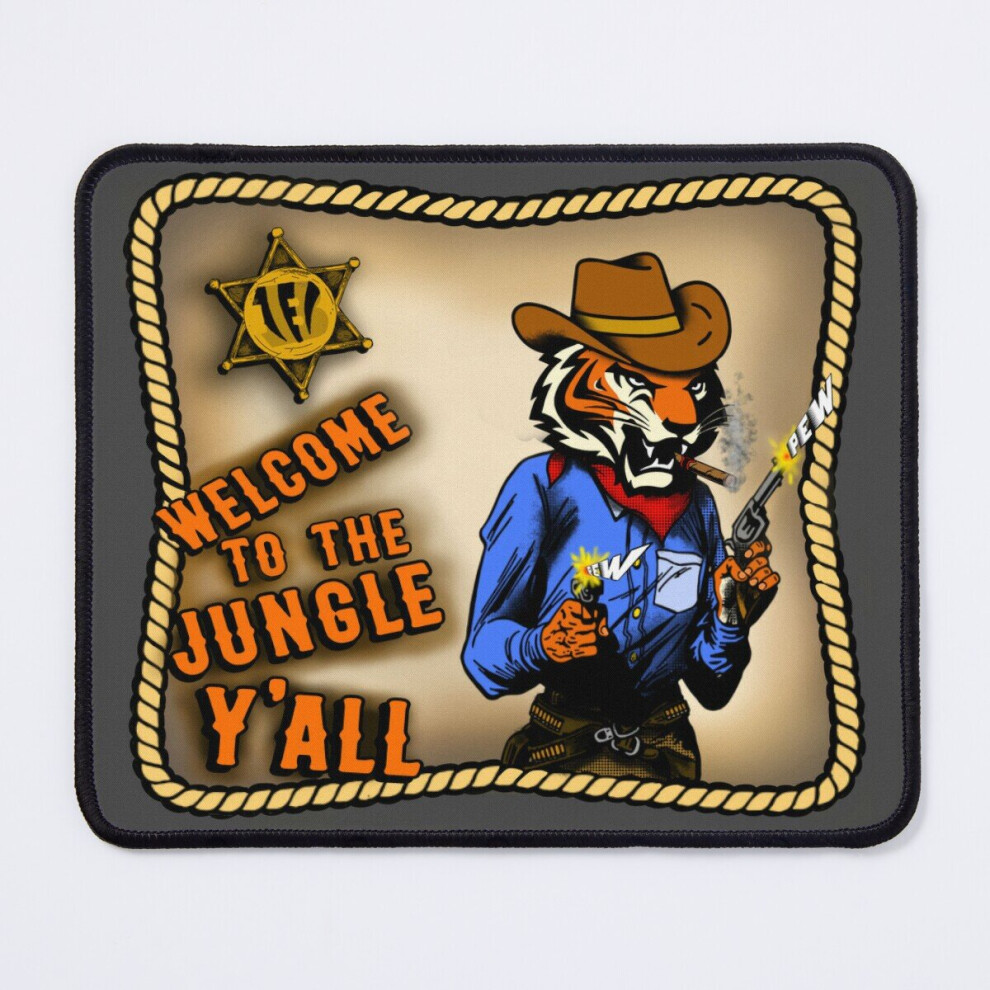 Mouse Pad Welcome To The Jungle Yall 11.8 X 9.8 Inch Computer Mat Gaming Office Mousepad 7802738204247