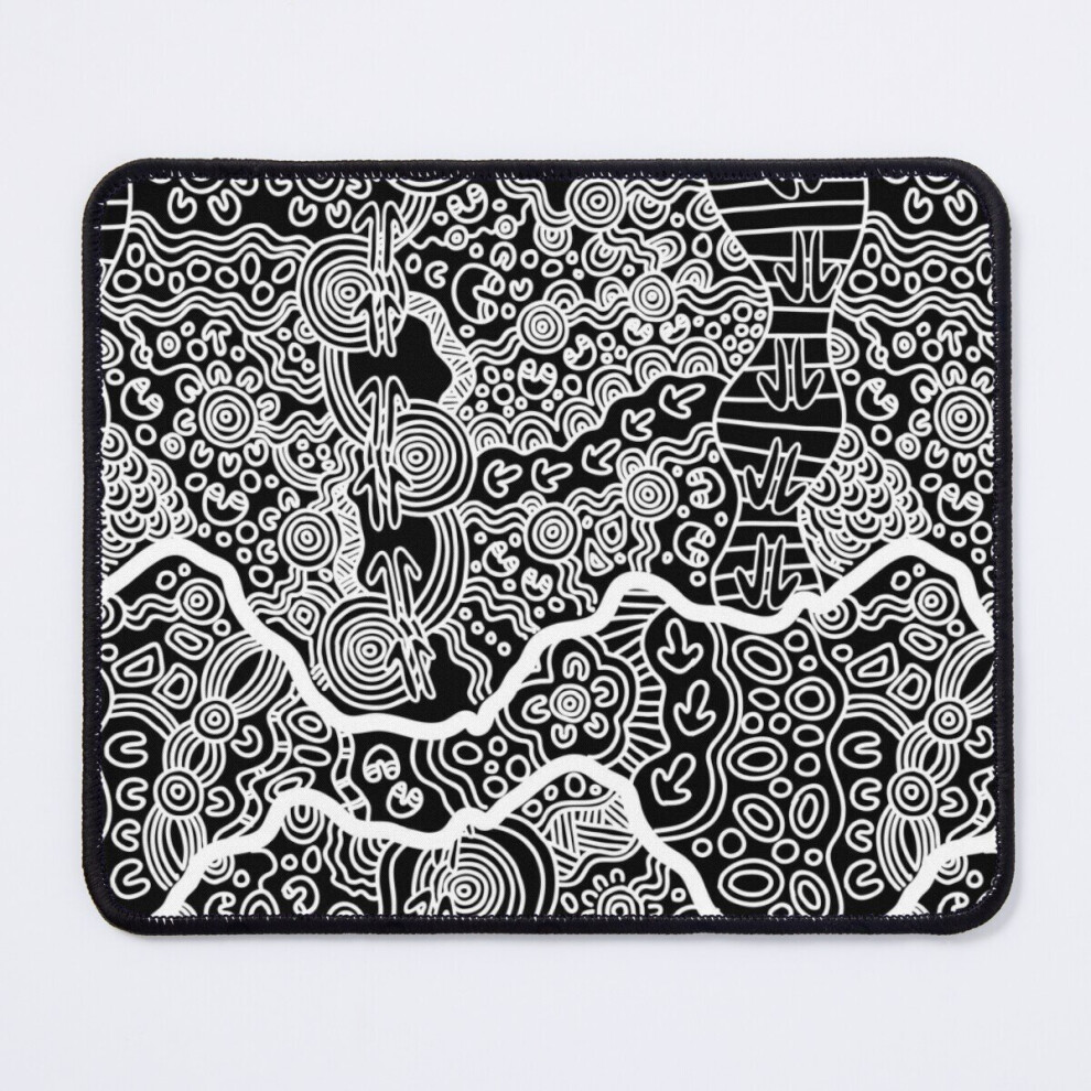 Mouse Pad Authentic Aboriginal Art - Wandering The Land 11.8 X 9.8 Inch Computer Mat Gaming Office Mousepad 7802738198171