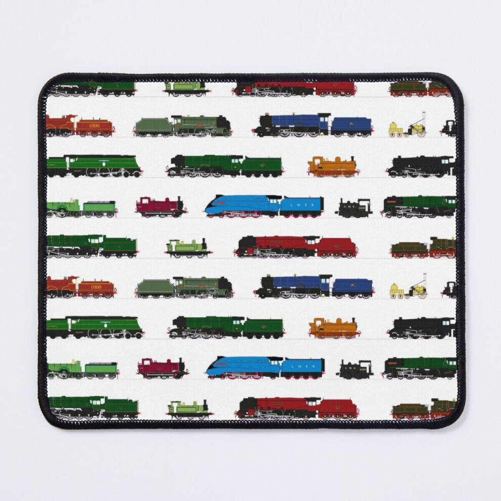 Mouse Pad Iconic British Steam Trains 11.8 X 9.8 Inch Computer Mat Gaming Office Mousepad 7802738114911