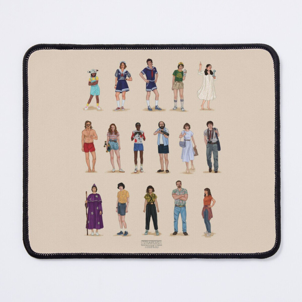 Mouse Pad Stranger Things Lineup 11.8 X 9.8 Inch Computer Mat Gaming Office Mousepad 7802738156638