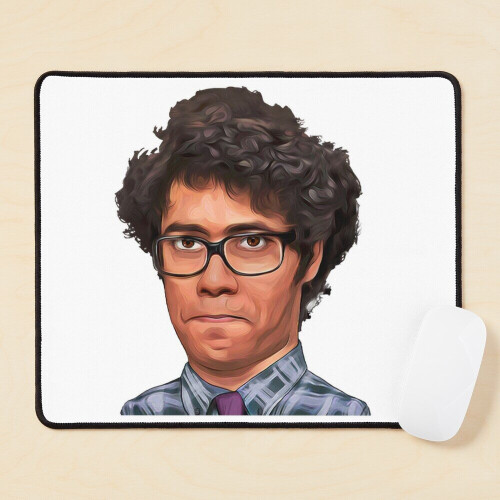 Mouse Pad The IT Crowd, Maurice Moss 11.8 x 9.8 inch Computer Mat Gaming Office Mousepad 1