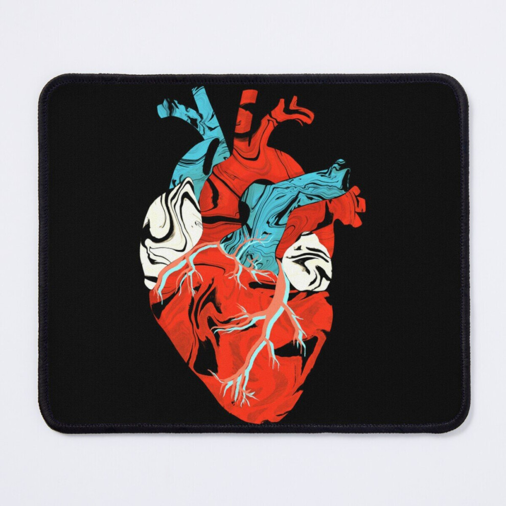 Mouse Pad Fluid Anatomical Heart 11.8 X 9.8 Inch Computer Mat Gaming Office Mousepad 7802738149067
