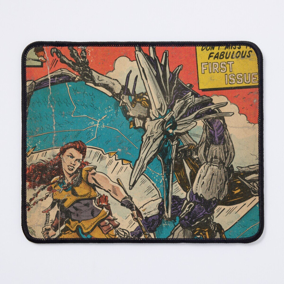 Mouse Pad Horizon Forbidden West - Comic Cover Fan Art 11.8 X 9.8 Inch Computer Mat Gaming Office Mousepad 7802738139327