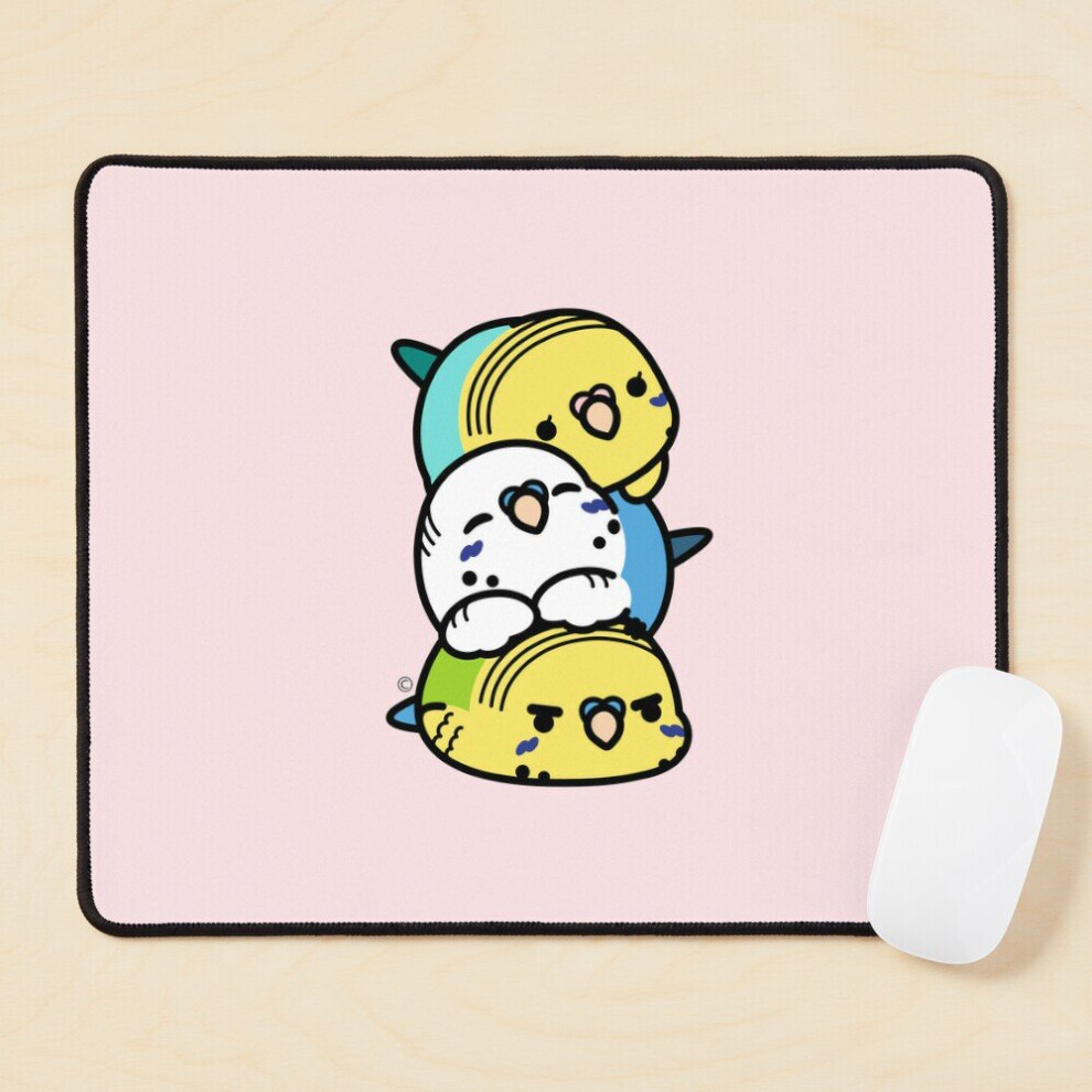 Mouse Pad Budgie Dango 11.8 X 9.8 Inch Computer Mat Gaming Office Mousepad 7802738127522