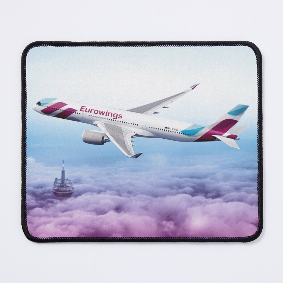 Mouse Pad Eurowings - Airbus A350-900 11.8 X 9.8 Inch Computer Mat Gaming Office Mousepad 7802738127539