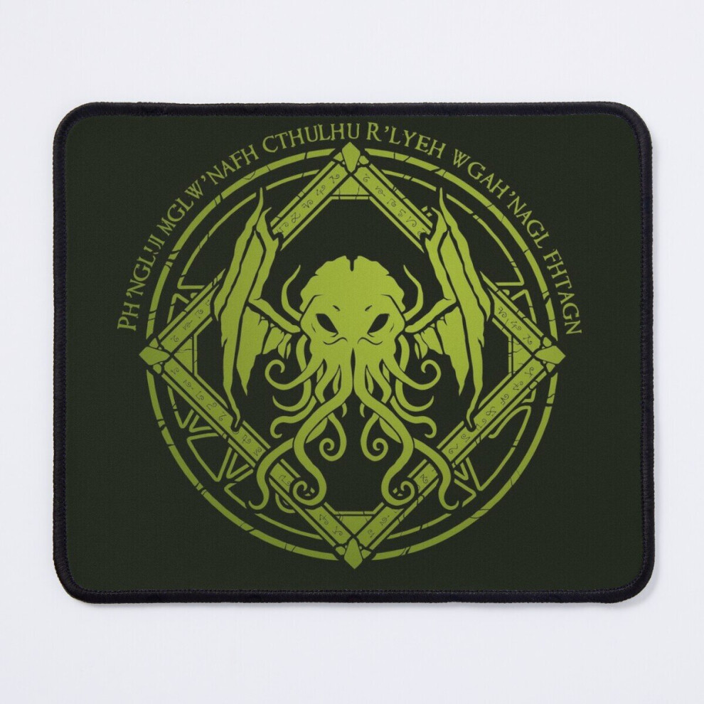 Mouse Pad Cthulhu - Lovecraft - Chant Design 11.8 X 9.8 Inch Computer Mat Gaming Office Mousepad 7802738114966