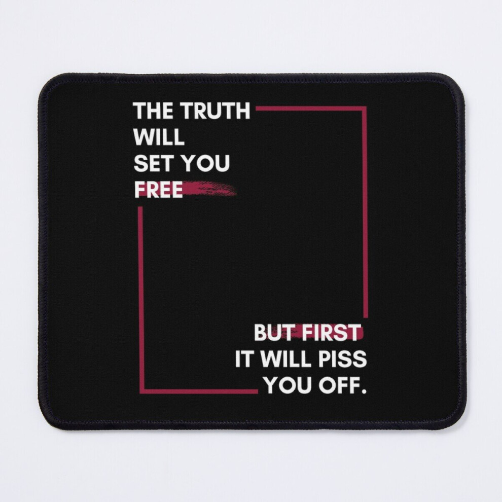 Mouse Pad Hard Truths V2 11.8 X 9.8 Inch Computer Mat Gaming Office Mousepad 7802738117523