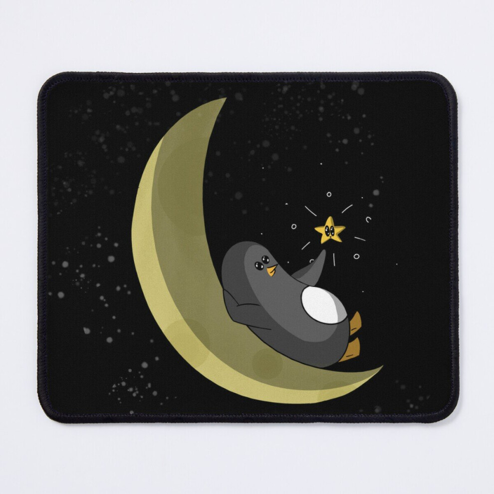 Mouse Pad Penguin Sleeping On The Moon 11.8 X 9.8 Inch Computer Mat Gaming Office Mousepad 7802738144482
