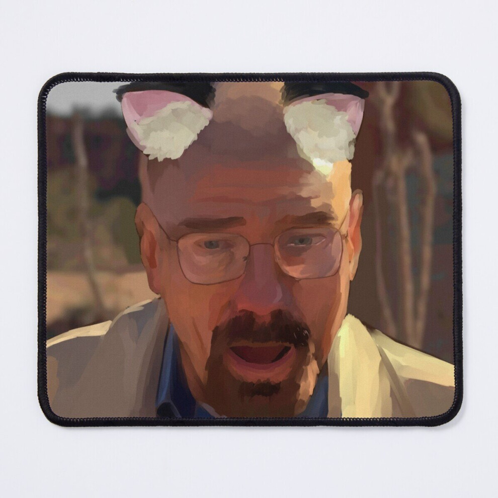 Mouse Pad Catboy Walter Painting 11.8 X 9.8 Inch Computer Mat Gaming Office Mousepad White 7802738111934