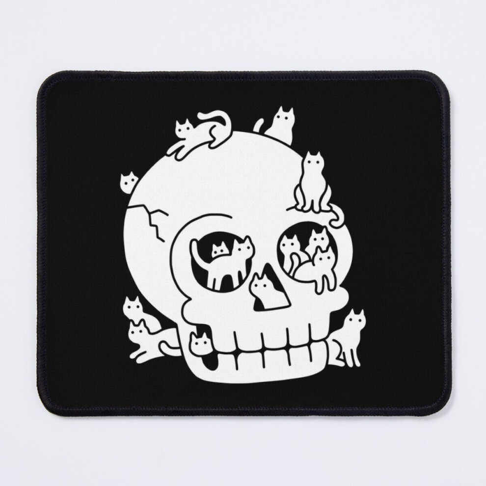 Mouse Pad Skull Is Full Of Cats Doodle 11.8 X 9.8 Inch Computer Mat Gaming Office Mousepad 7802738138641