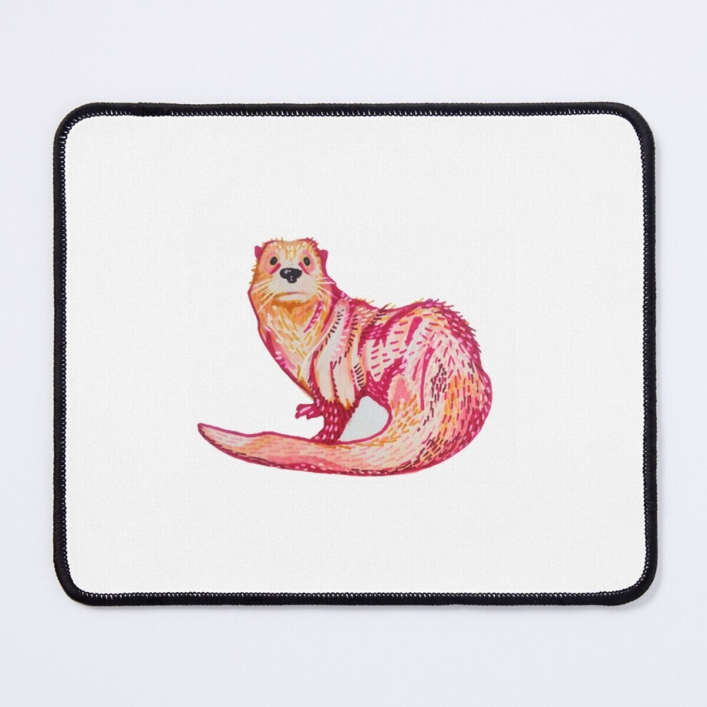 Mouse Pad Otter 11.8 X 9.8 Inch Computer Mat Gaming Office Mousepad Pink 7802738169584