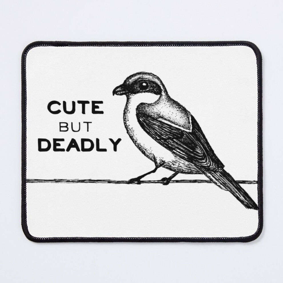Mouse Pad Dangerously Cute: Loggerhead Shrike 11.8 X 9.8 Inch Computer Mat Gaming Office Mousepad 7802738142778