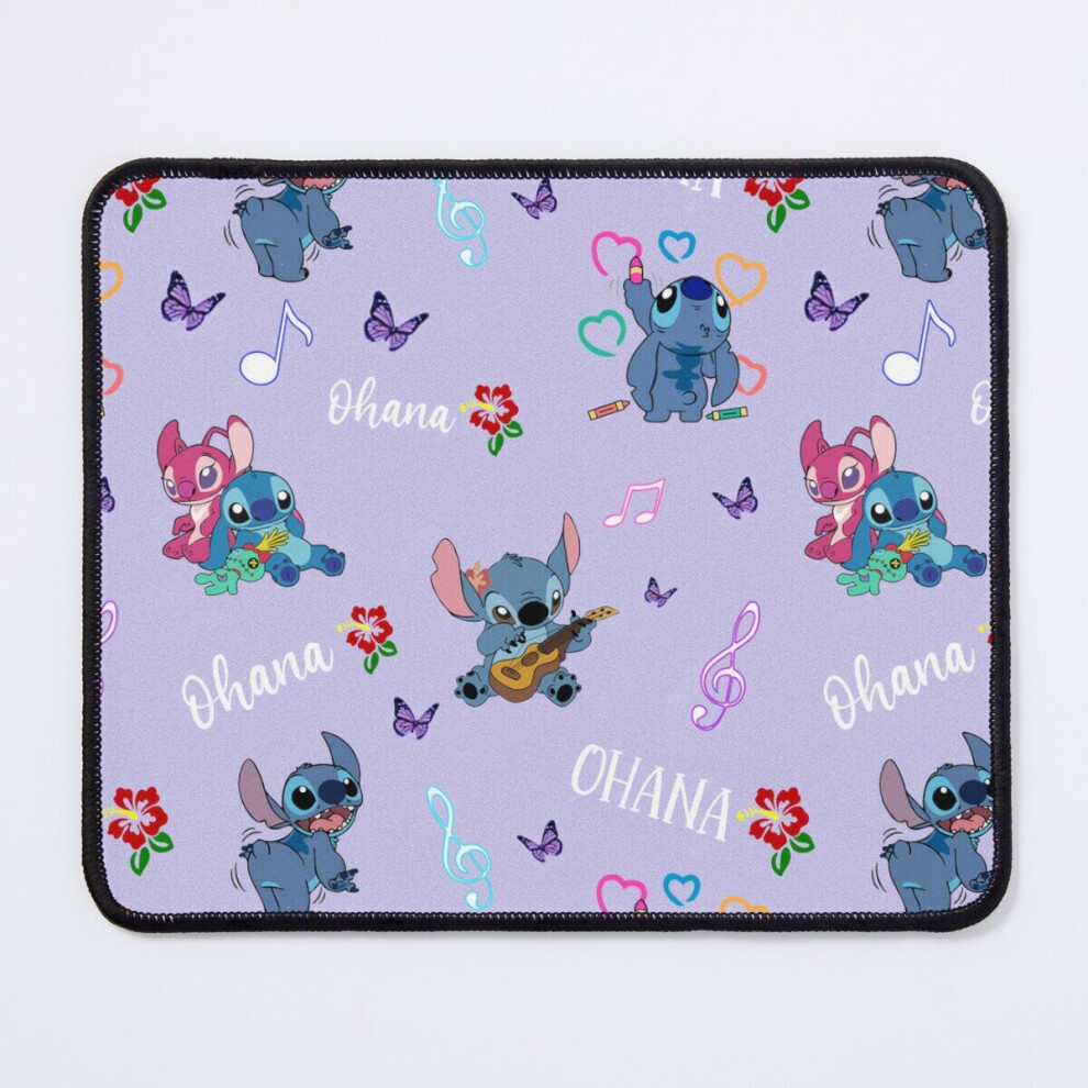Mouse Pad Stitch Ohana 11.8 X 9.8 Inch Computer Mat Gaming Office Mousepad 7802738190717