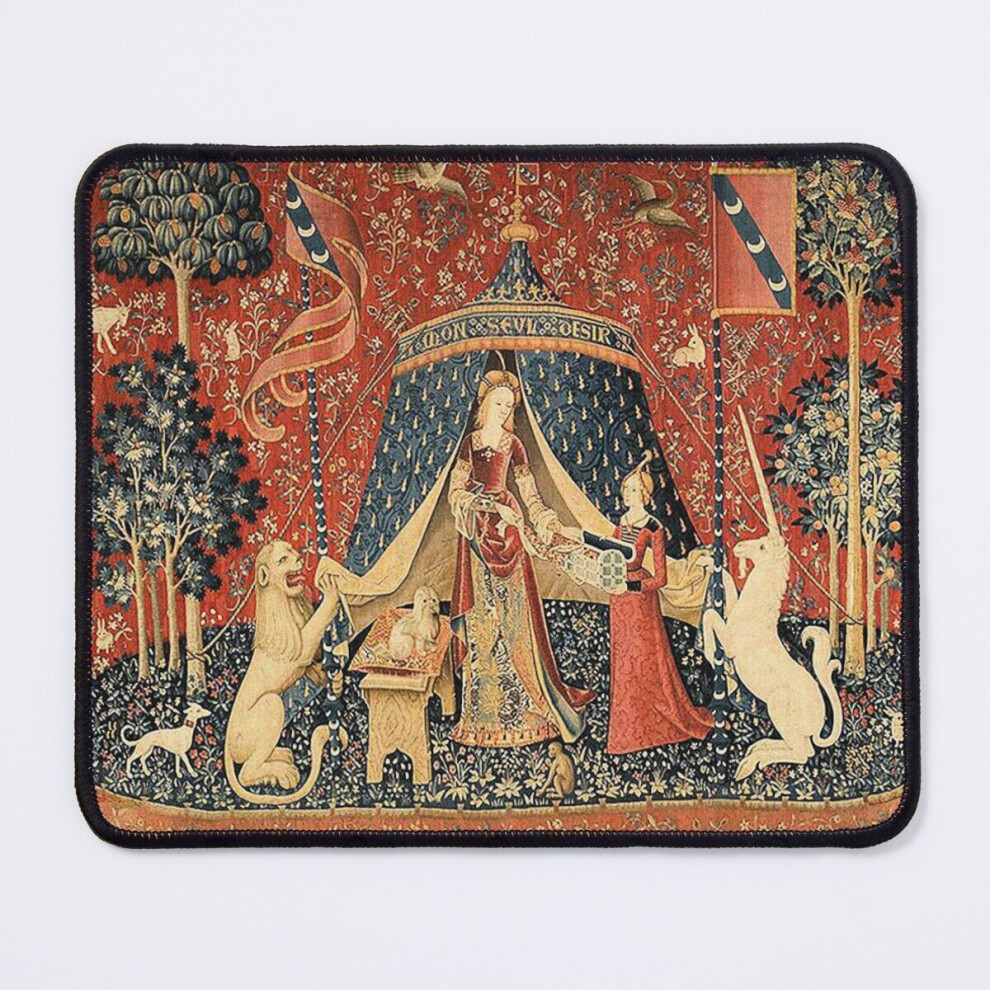 Mouse Pad The Lady And The Unicorn: La Dame Ã La Licorne 11.8 X 9.8 Inch Computer Mat Gaming Office Mousepad 7802738122602