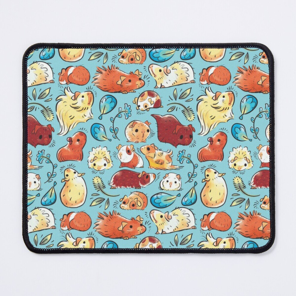 Mouse Pad Guinea Pig Huddle In 11.8 X 9.8 Inch Computer Mat Gaming Office Mousepad Blue 7802738138665