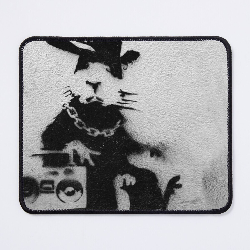 Mouse Pad Banksy, Rat 11.8 X 9.8 Inch Computer Mat Gaming Office Mousepad 7802738172454