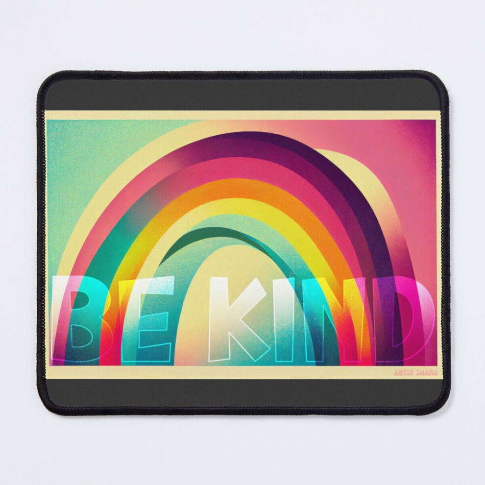 Mouse Pad Be Kind Rainbow 11.8 X 9.8 Inch Computer Mat Gaming Office Mousepad 7802738195903