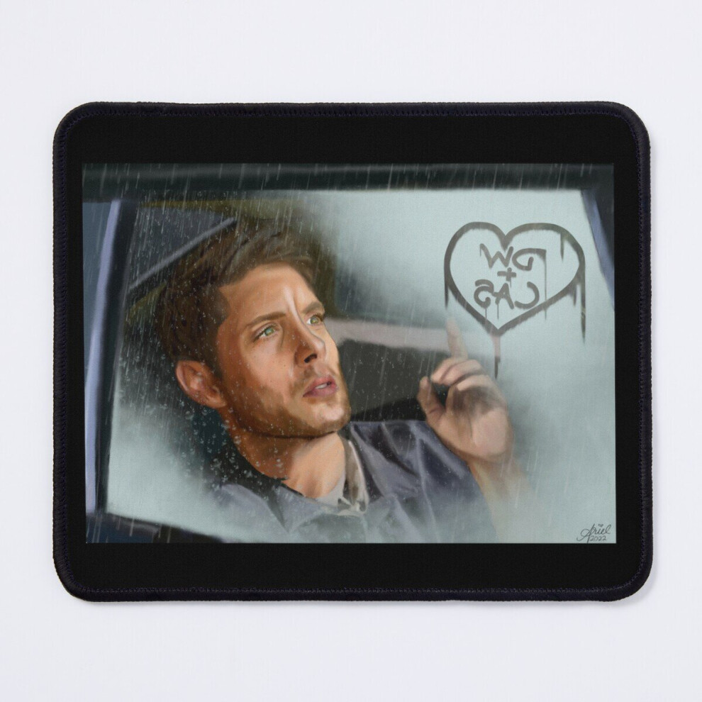 Mouse Pad Rain, Rain: Dean Winchester Heart 11.8 X 9.8 Inch Computer Mat Gaming Office Mousepad 7802738199598
