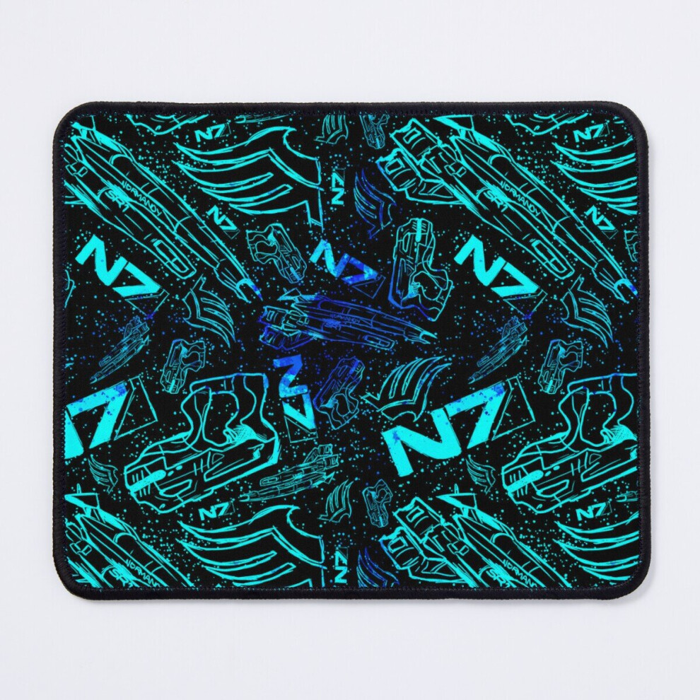Mouse Pad Paragon Shepard Pattern Effect Mass Gaming Gamer Sci-Fi 11.8 X 9.8 Inch Computer Mat Gaming Office Mousepad 7802738111224